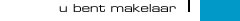 u bent makelaar
