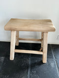 Wooden side bench