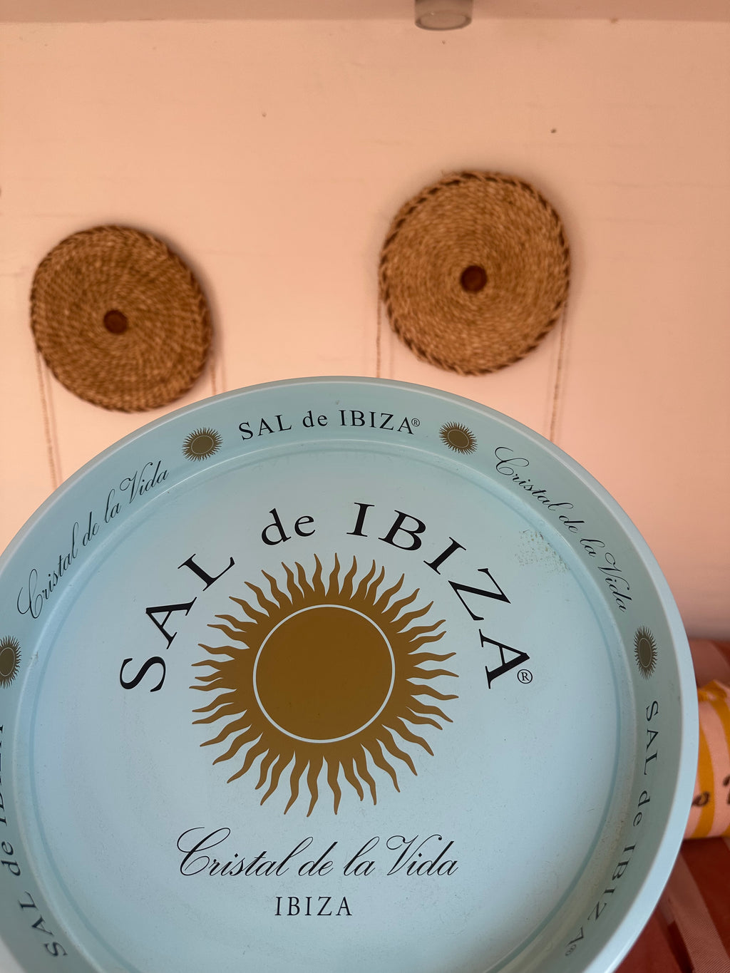 Sal de ibiza serving tray