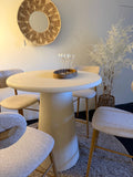 Mortex look round bar table (90 cm diameter)