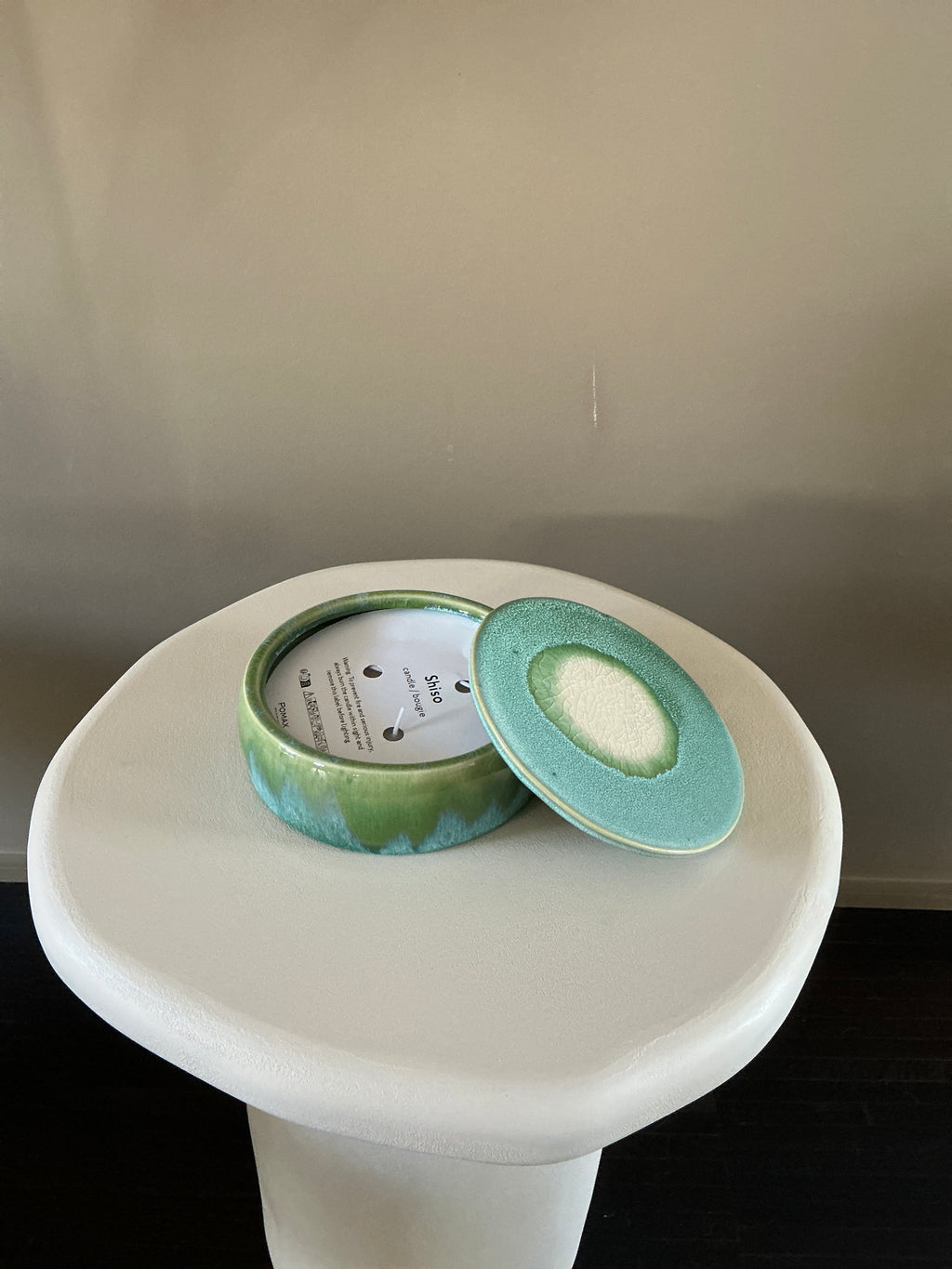 Shiso candle L green