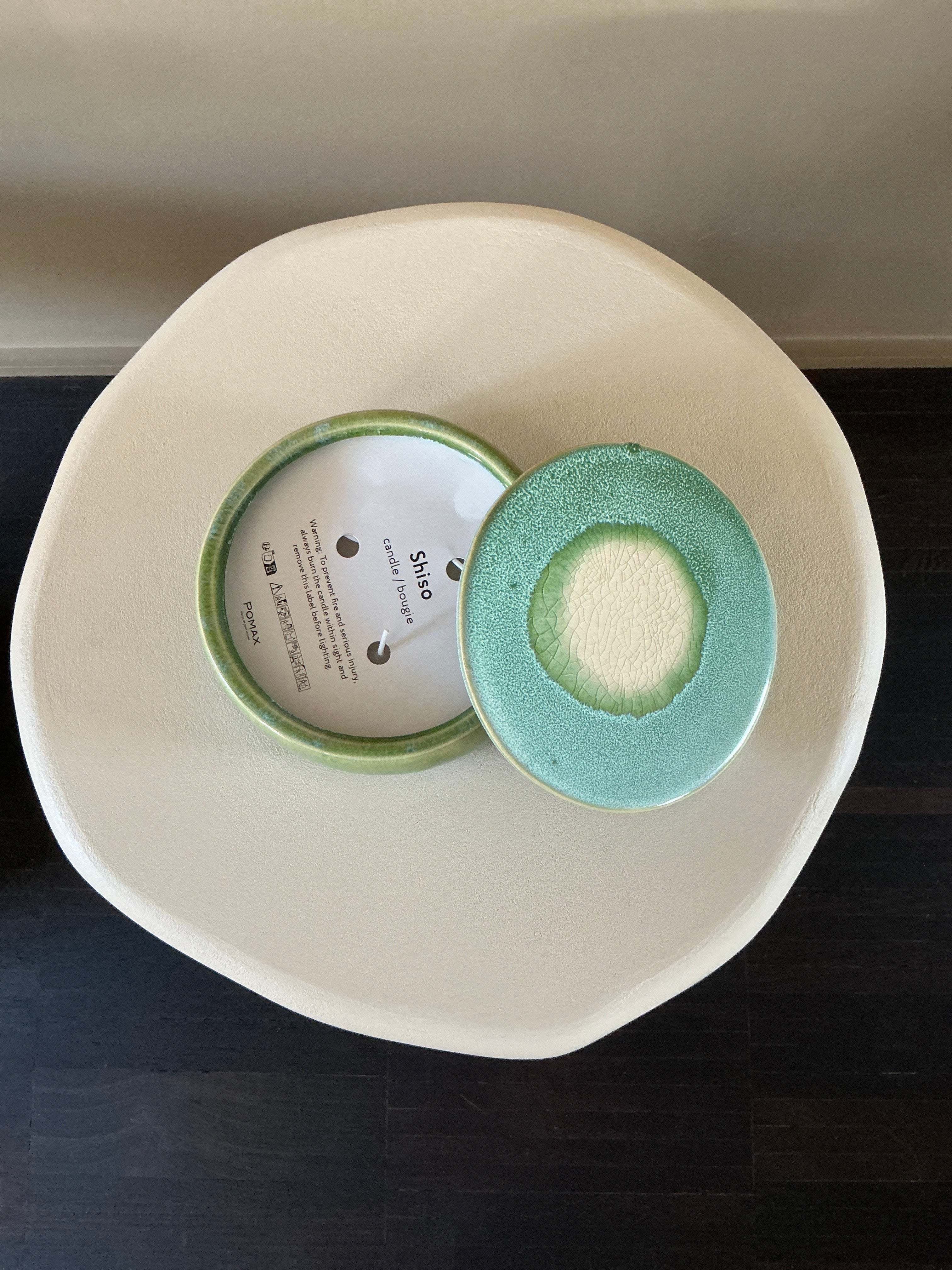 Shiso candle L green