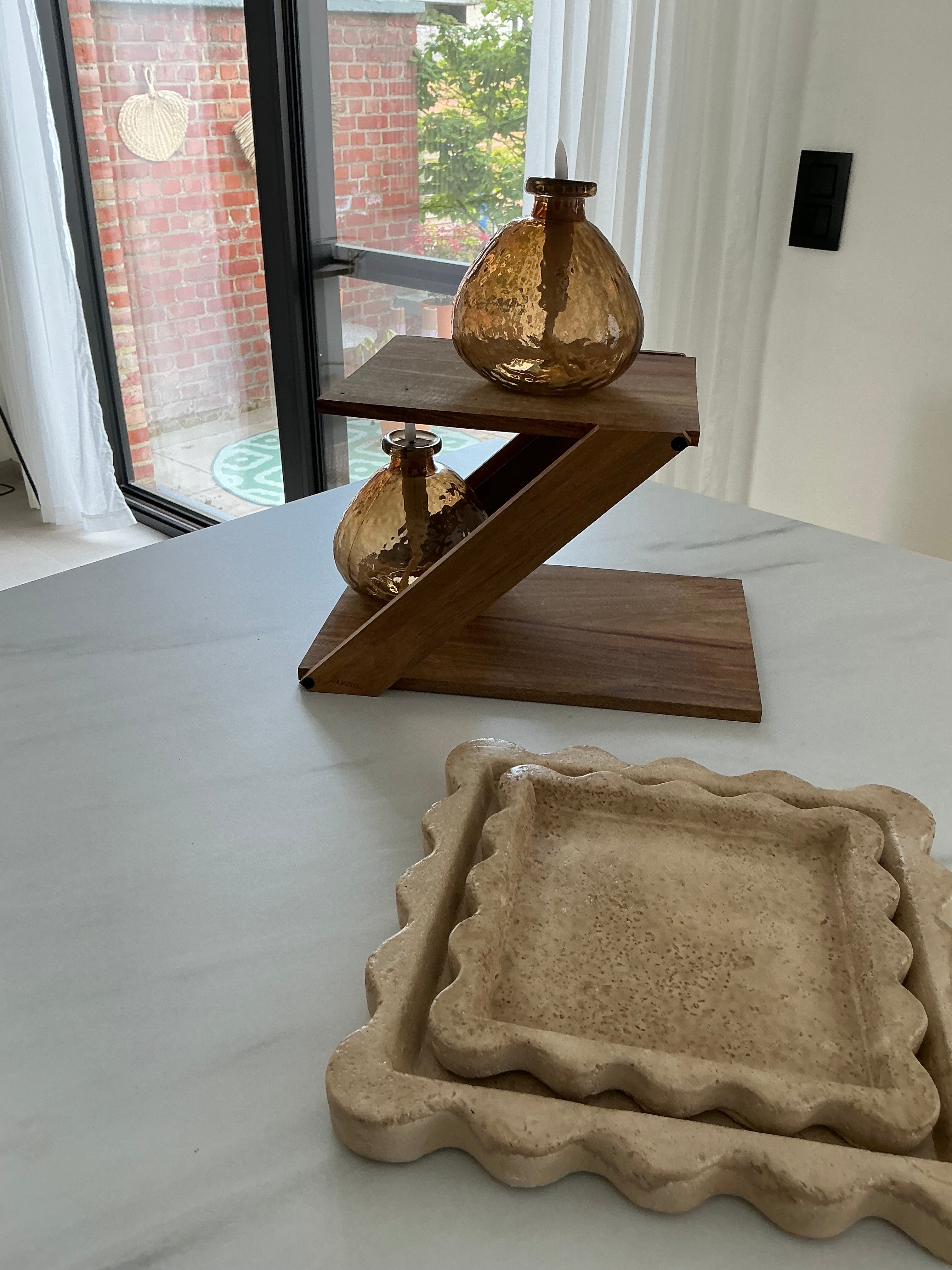 Assiette carrée (lot de 2)