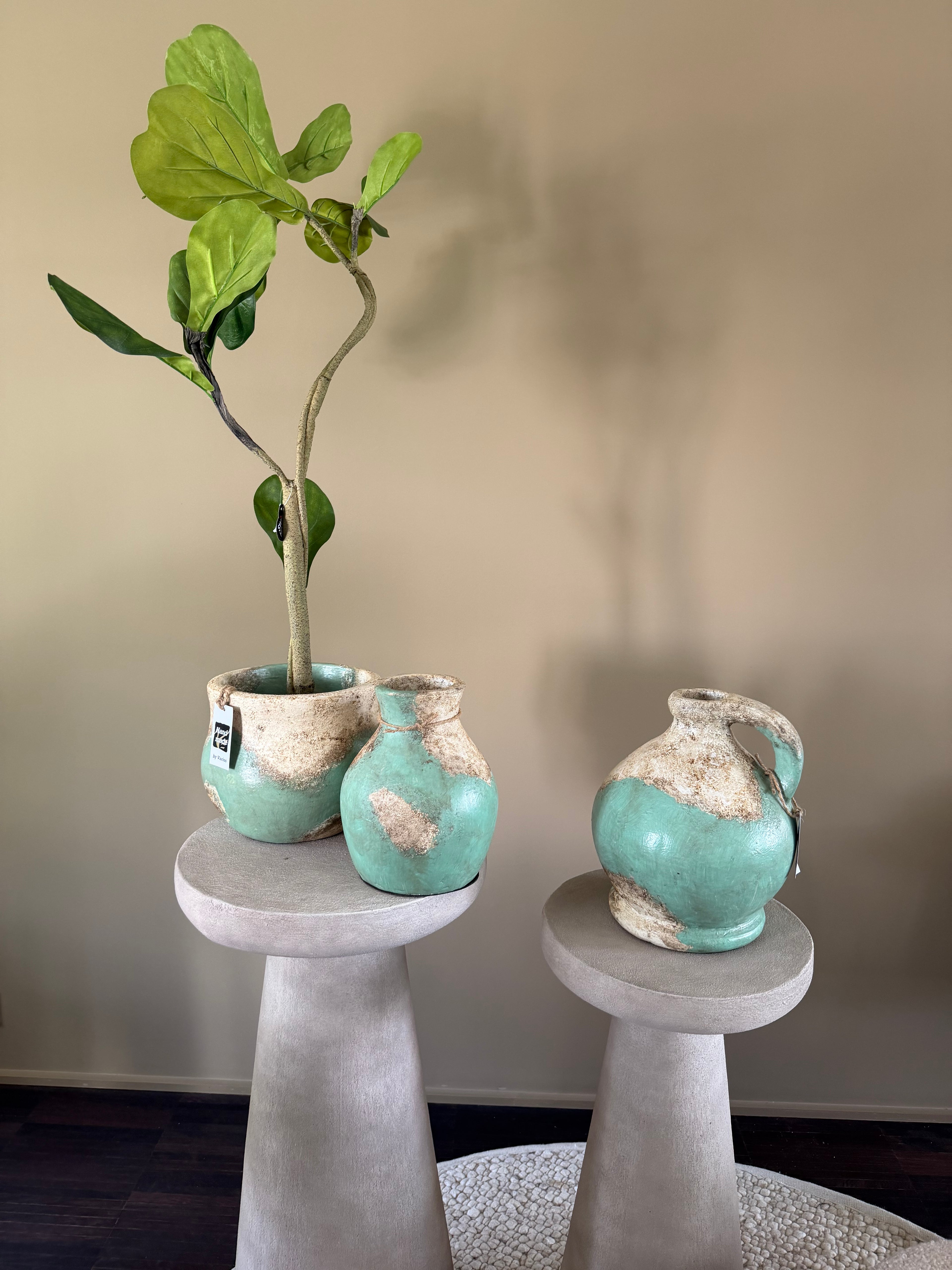 Stenen plantenpot S
