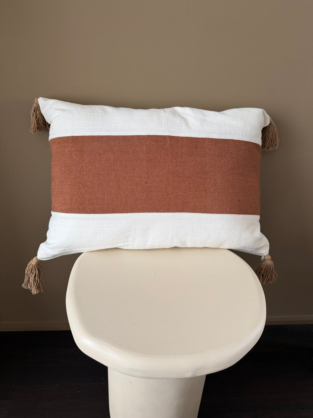 Striped cushion