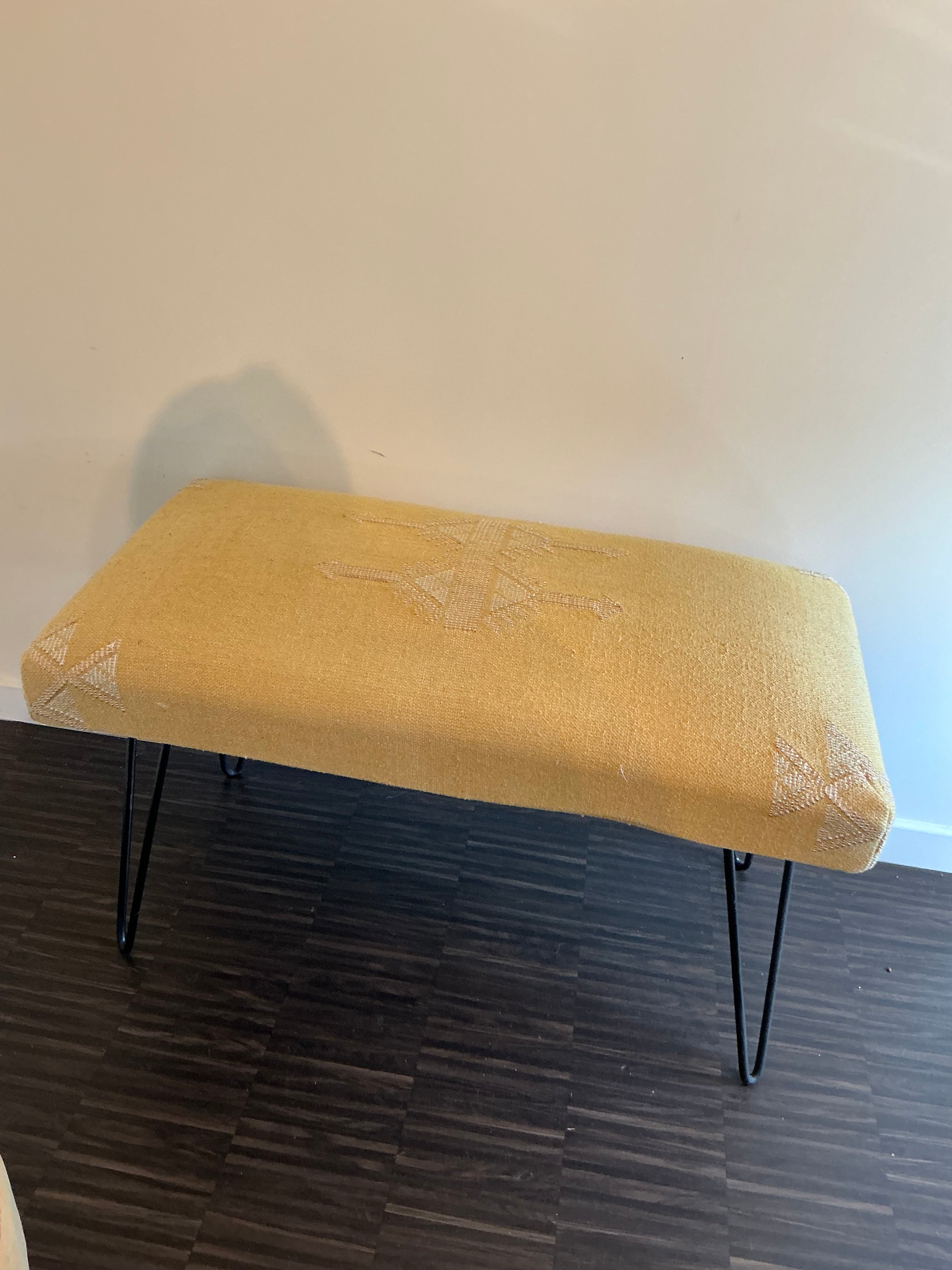 Yellow bench