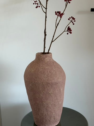 Handmade pink decorative pot