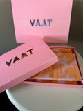 VAAT kitchen towel gift set (of 2 orange towels)