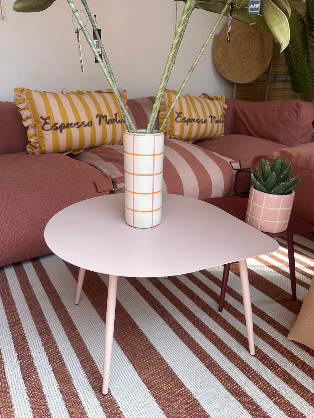Ensemble de tables d'appoint de jardin