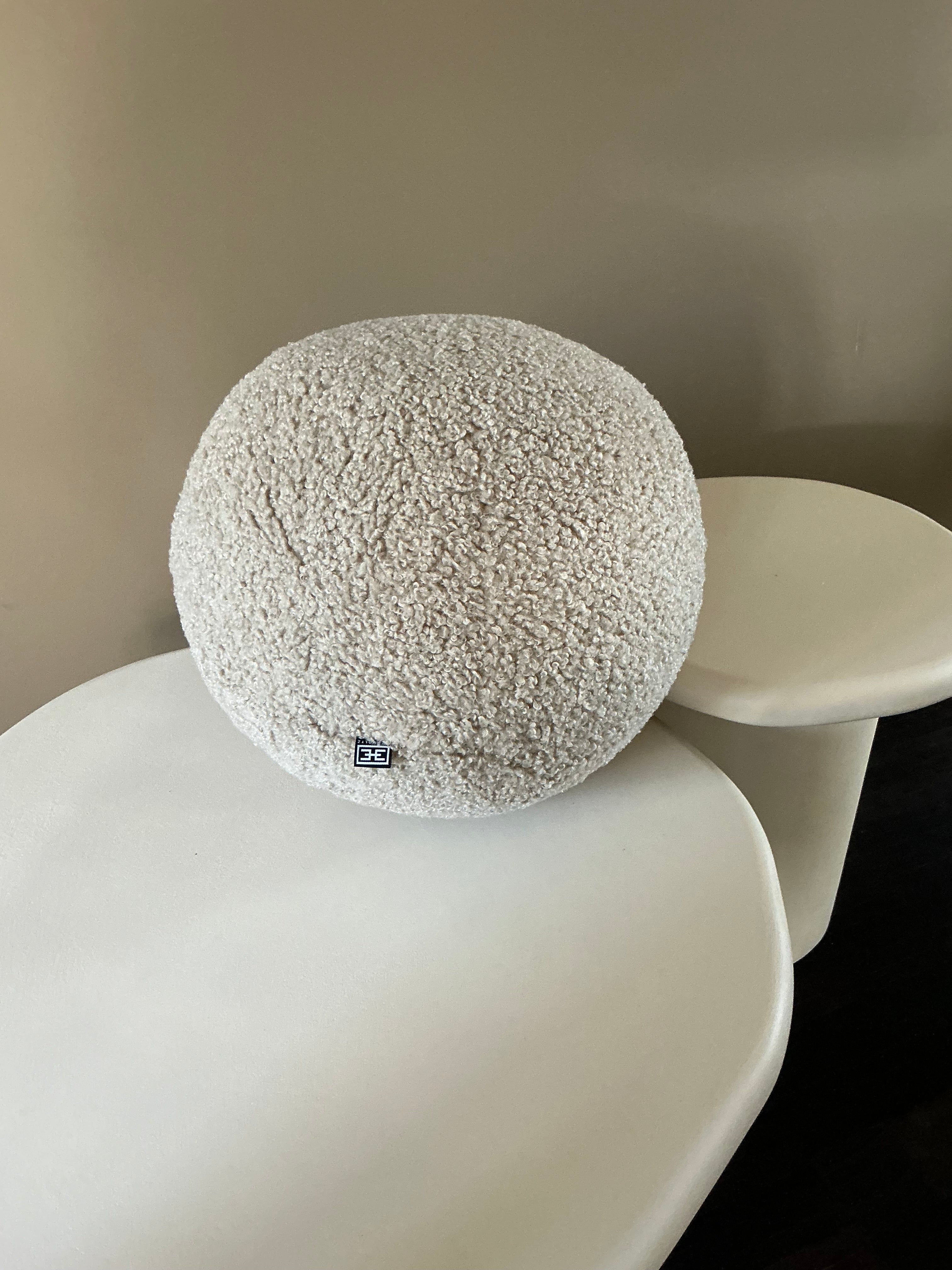 Soft round decorative balls (set of 2)