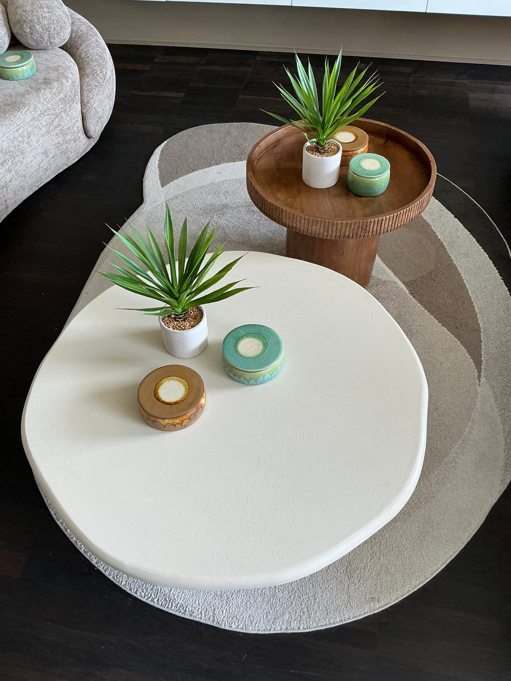 Wooden side table