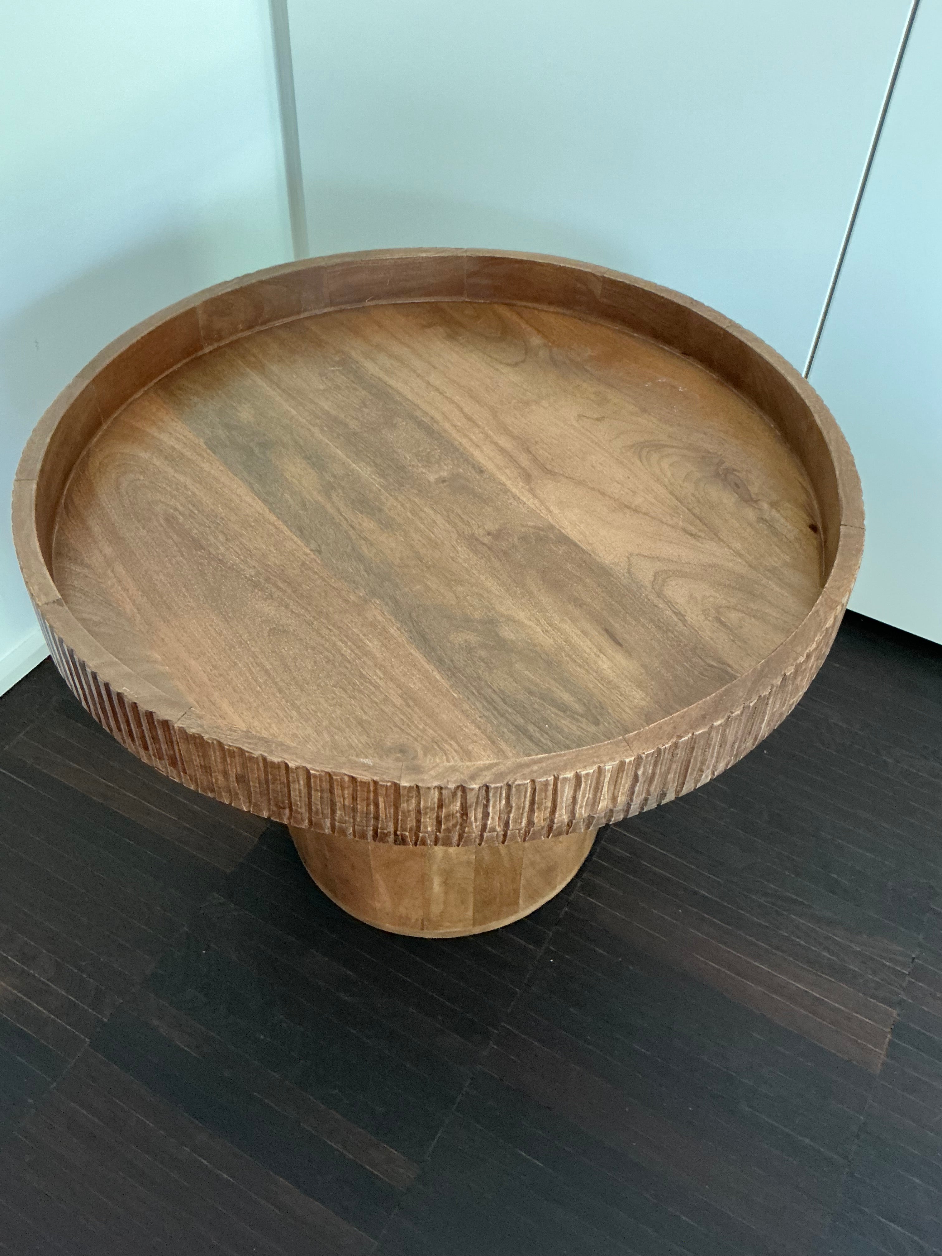 Wooden side table