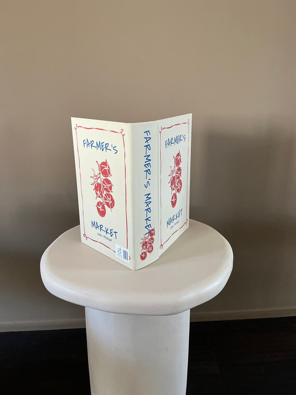 Livre de table/ Boîte de rangement 'Farmer's market'