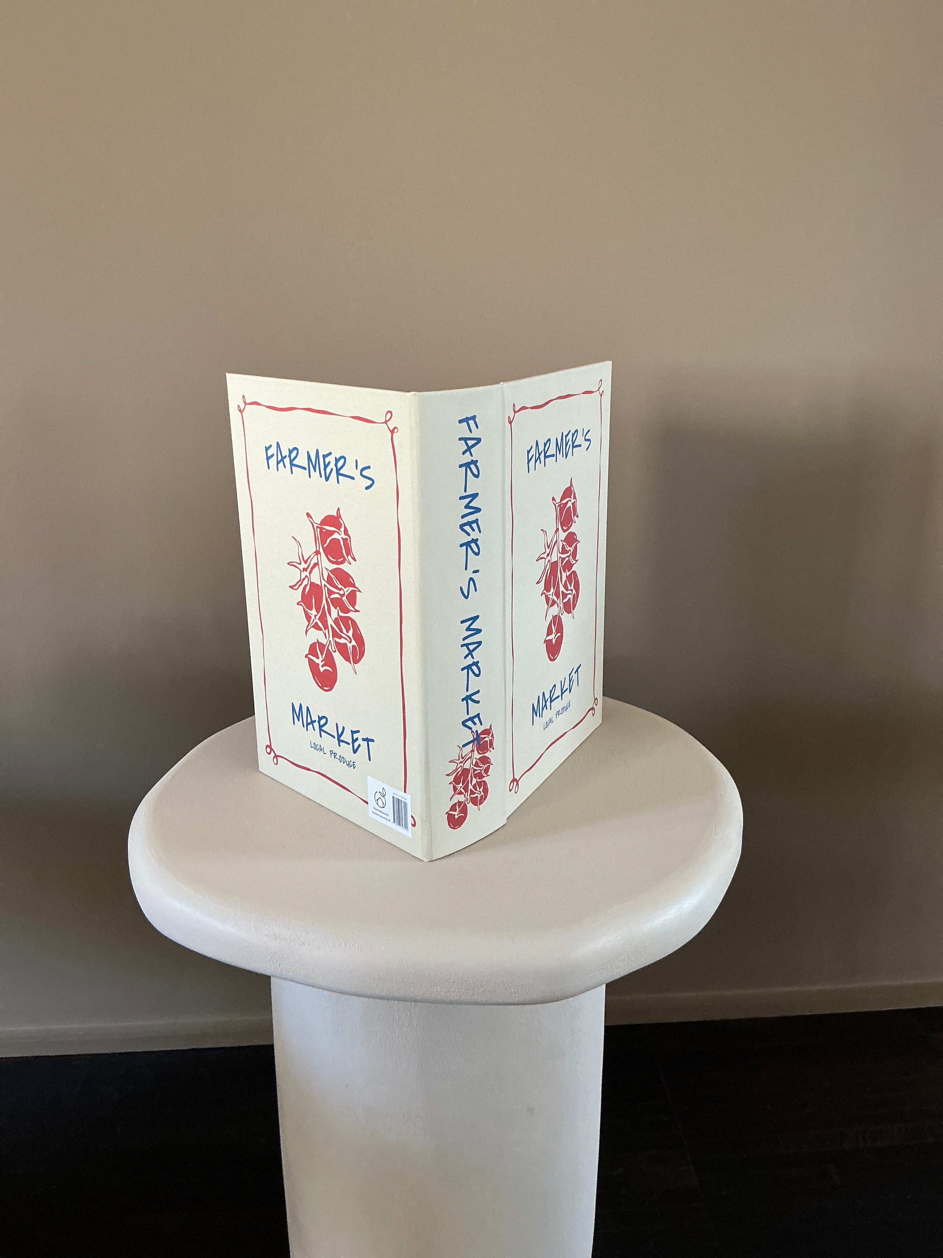 Livre de table/ Boîte de rangement 'Farmer's market'