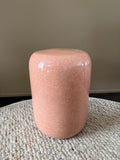 Roze stenen pouf
