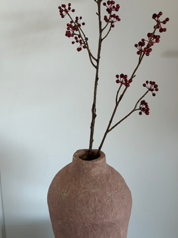Handmade pink decorative pot