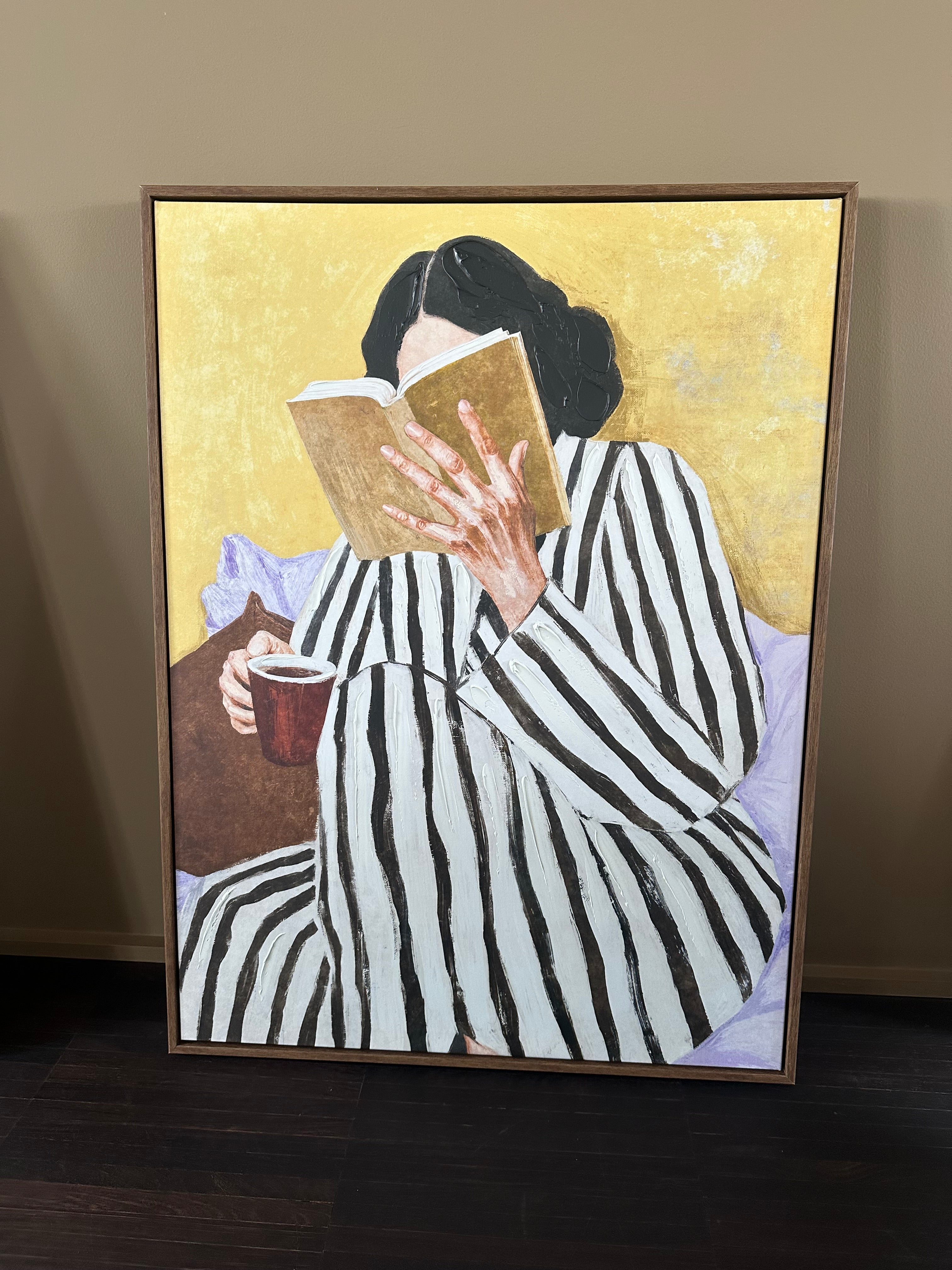 Schilderij boek