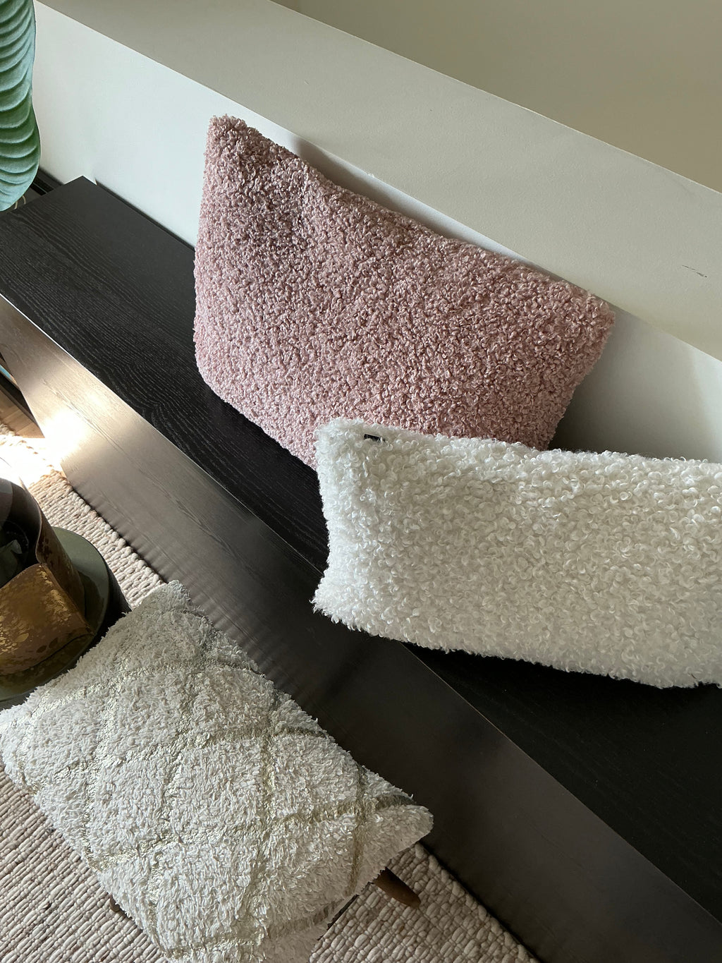 White long cushion