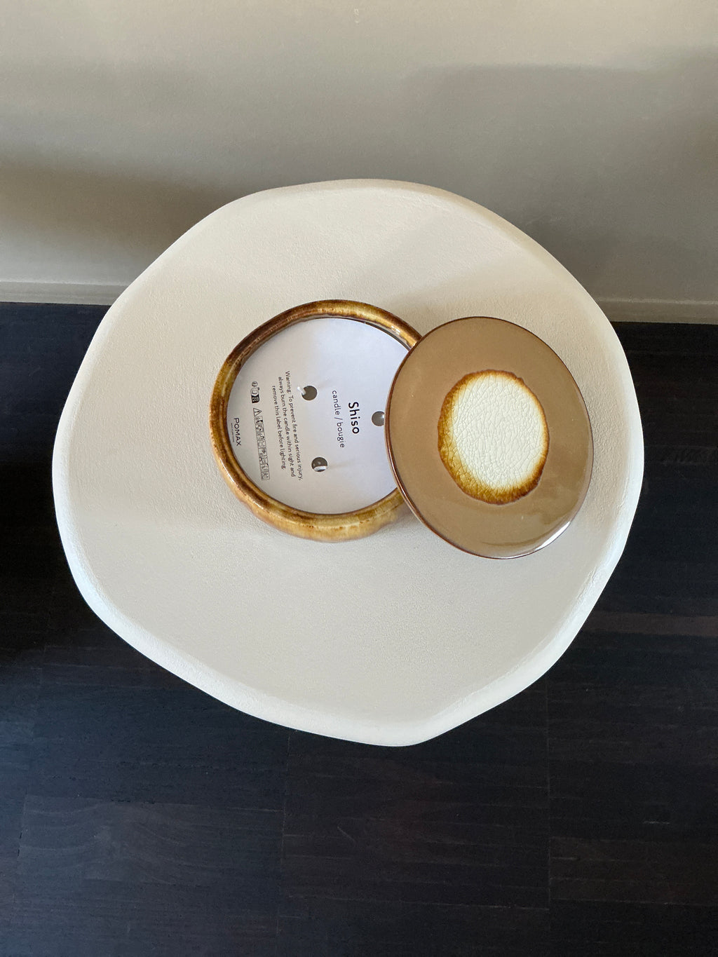 Shiso candle L brown