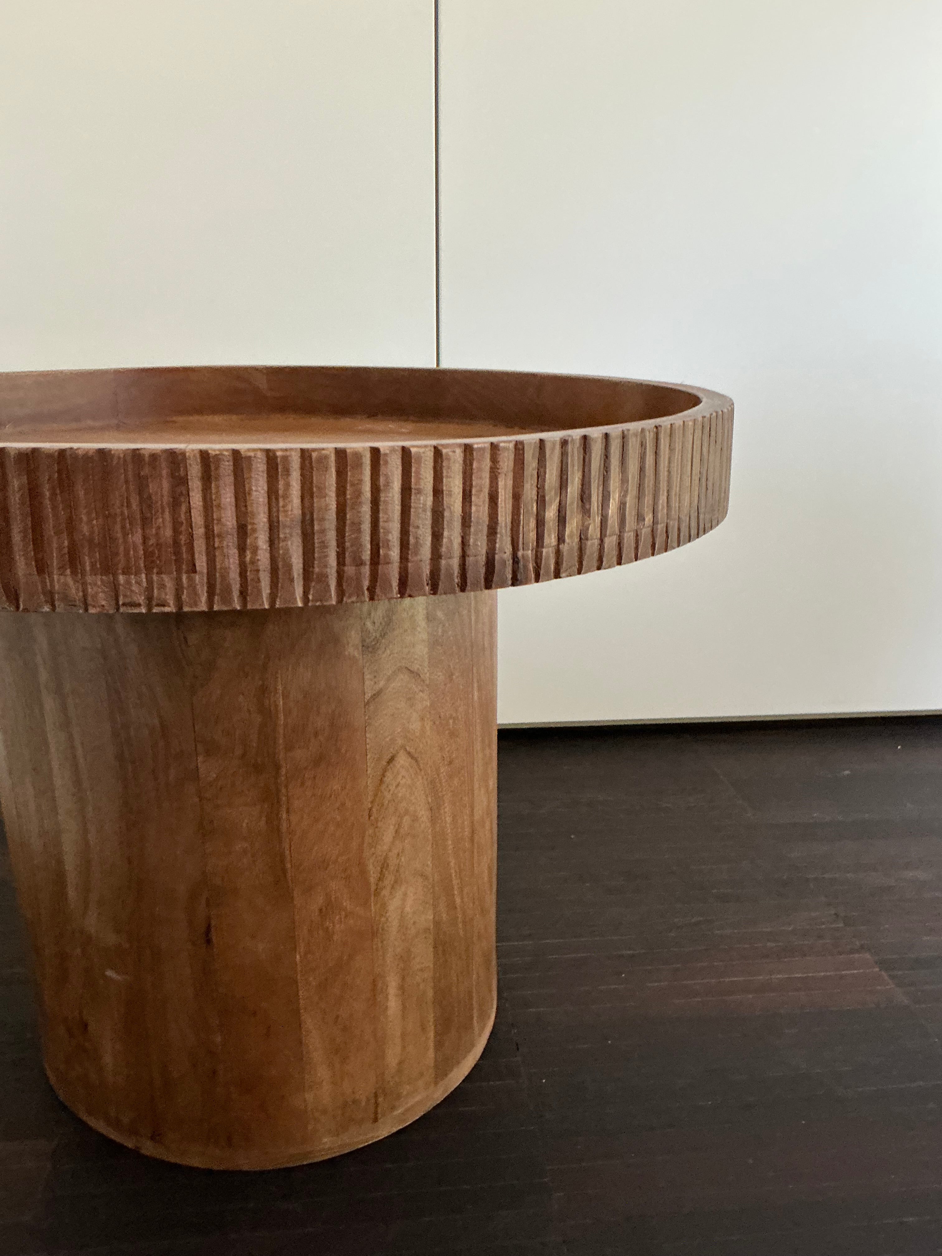 Wooden side table