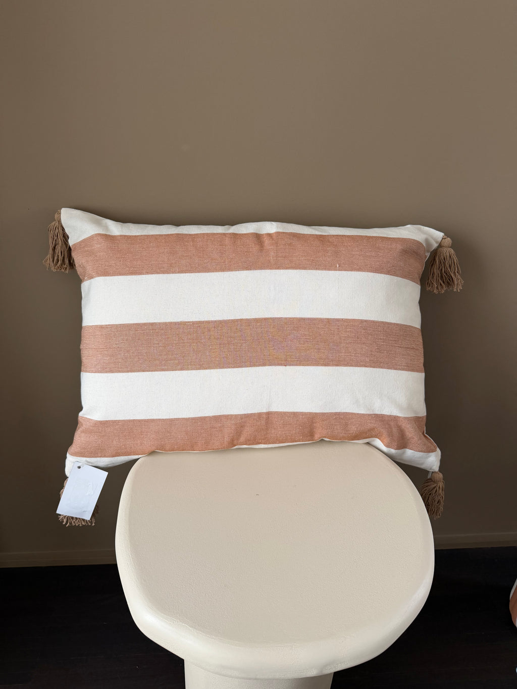 Striped cushion