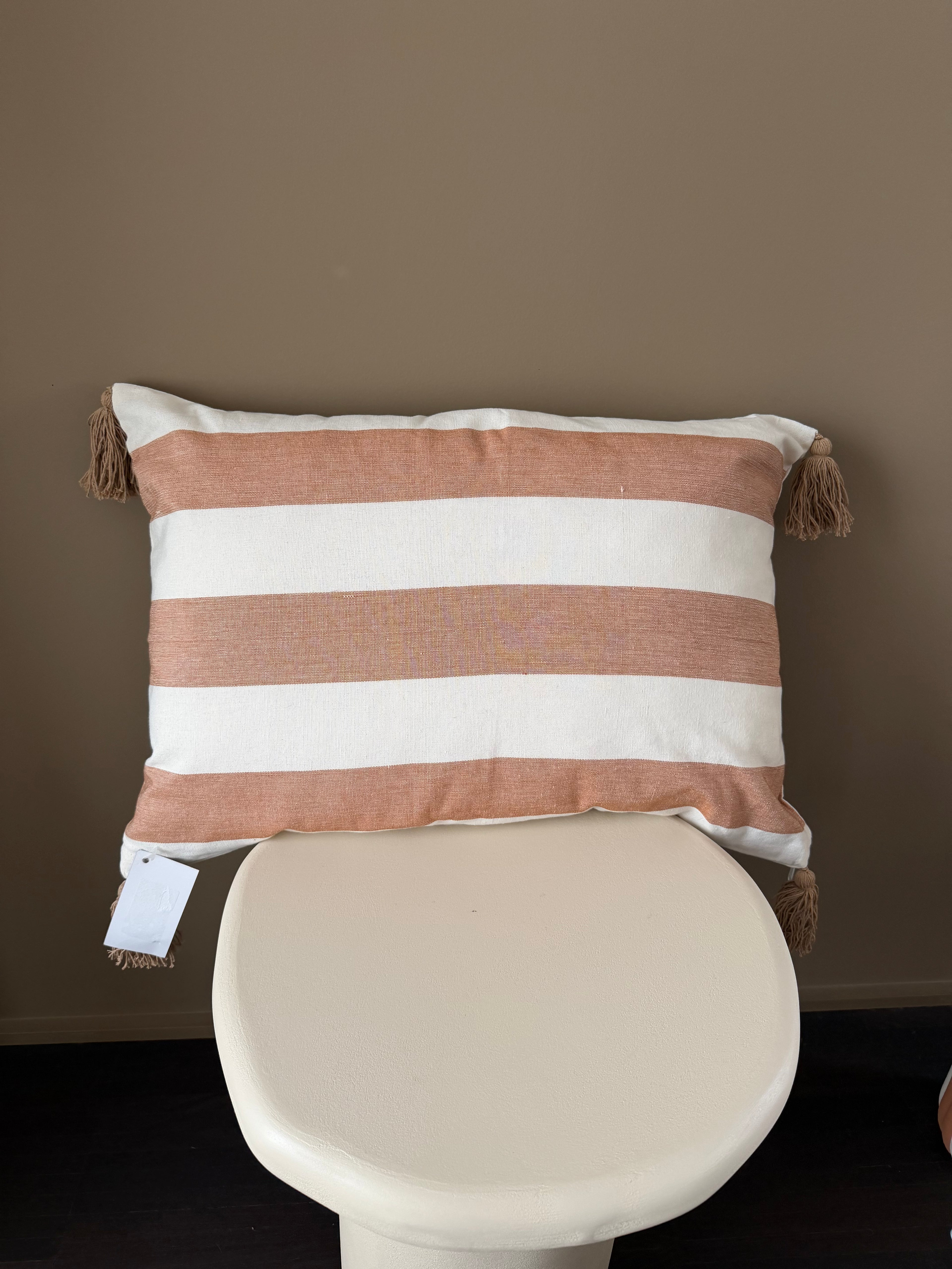 Striped cushion