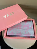 Coffret cadeau de torchons VAAT, lot de 2 serviettes rose