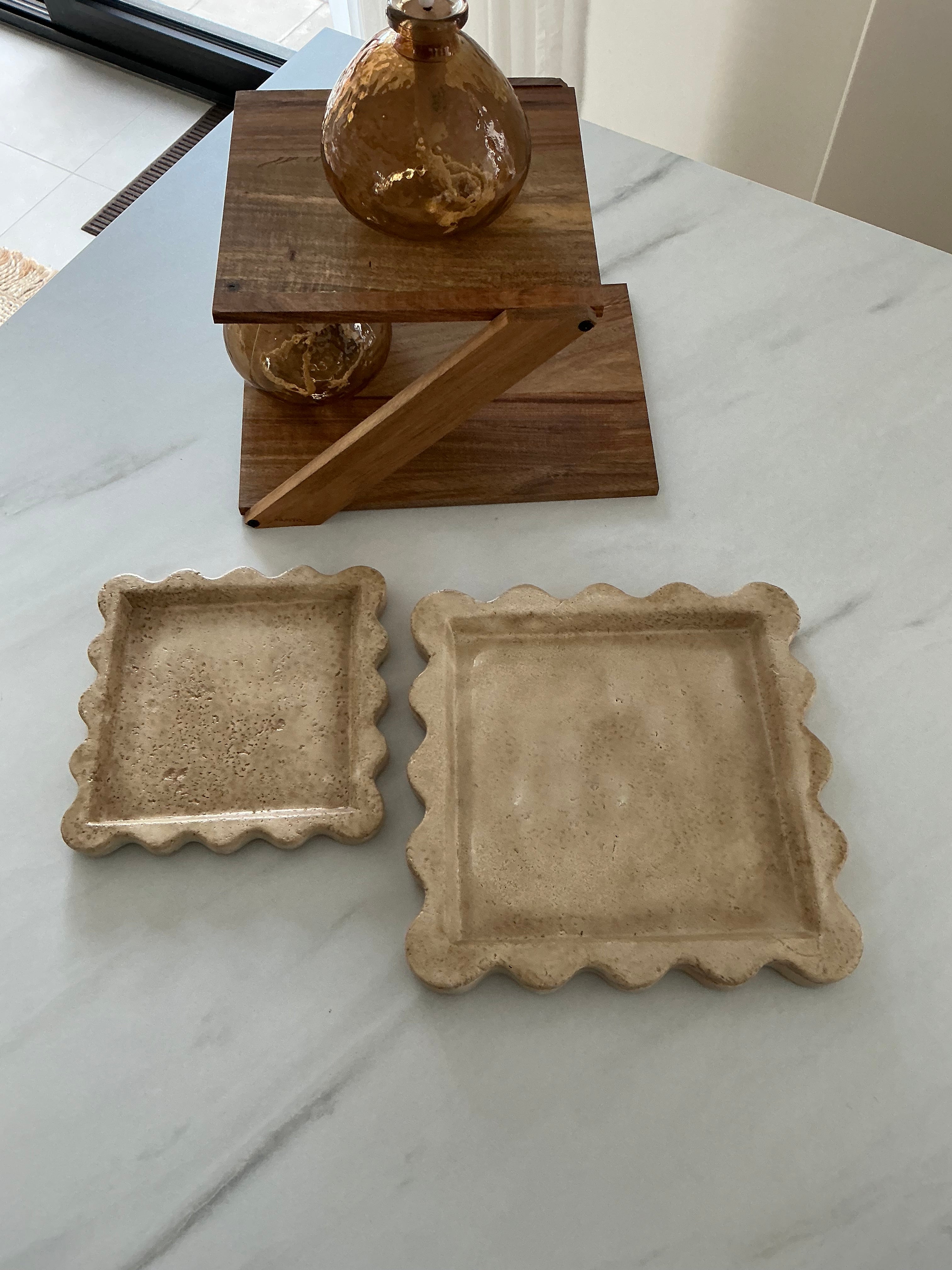 Assiette carrée (lot de 2)