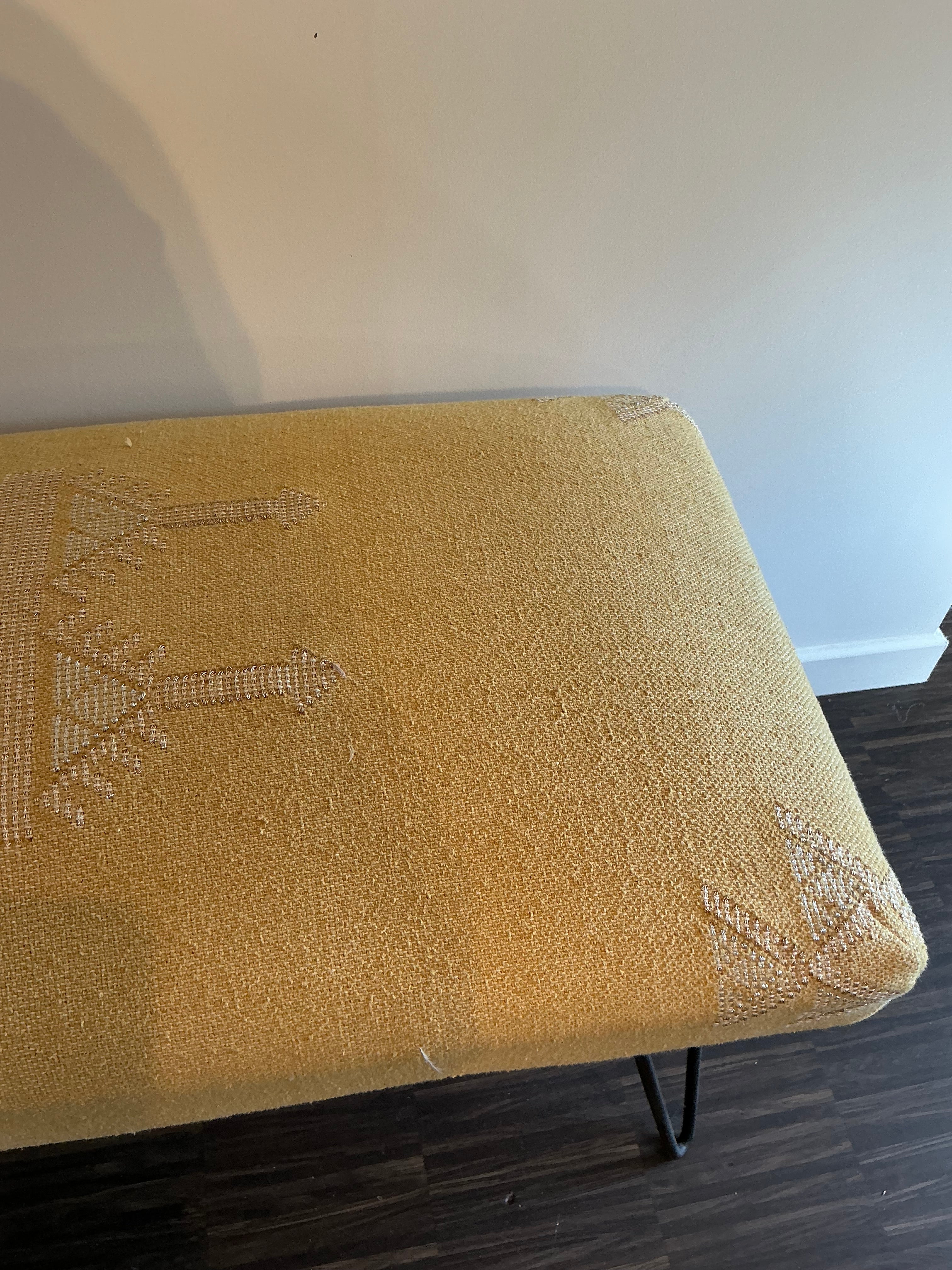 Yellow bench