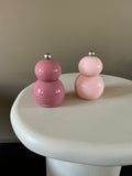 Pink salt and pepper set