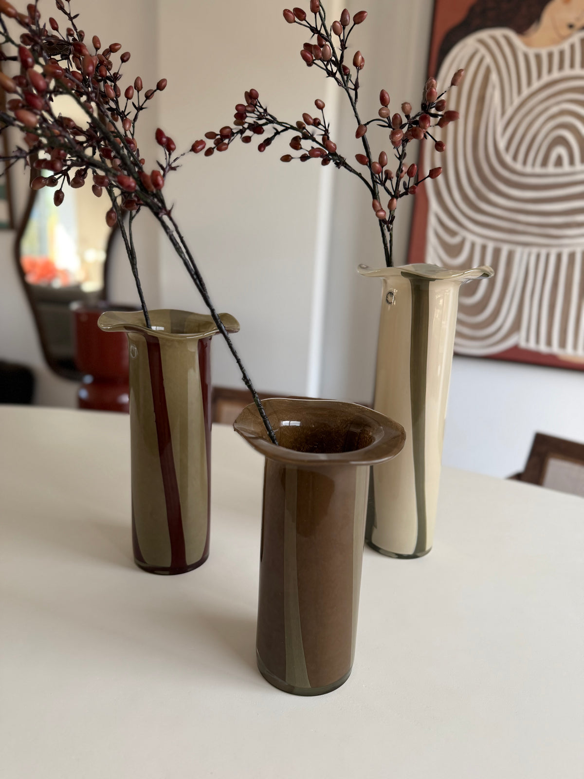 Striped Slim Vases (€64,99 - €74,95)