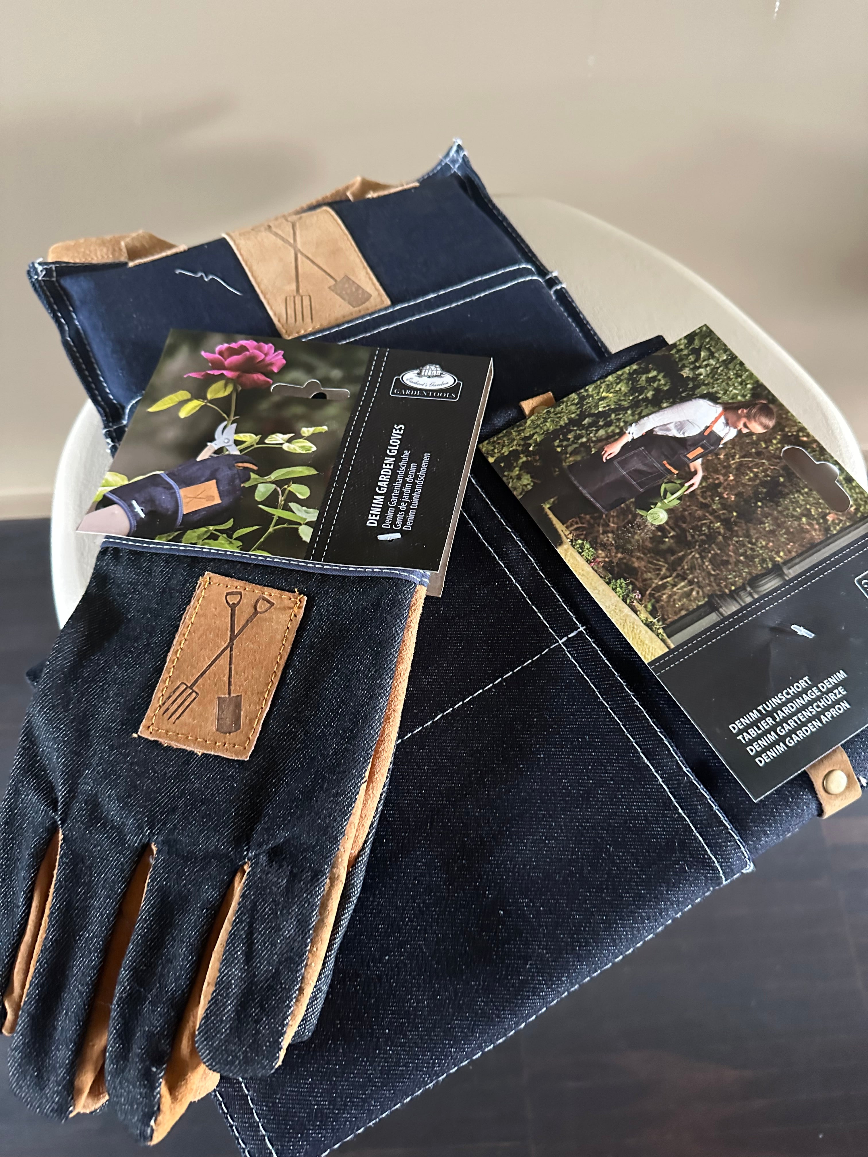 Gardening set (knee pad, gloves& apron)