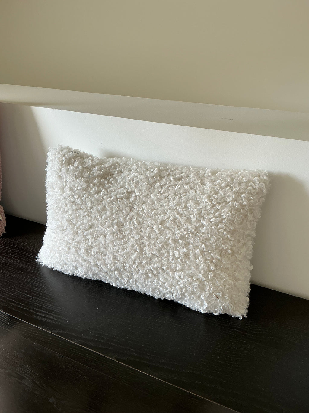 White long cushion