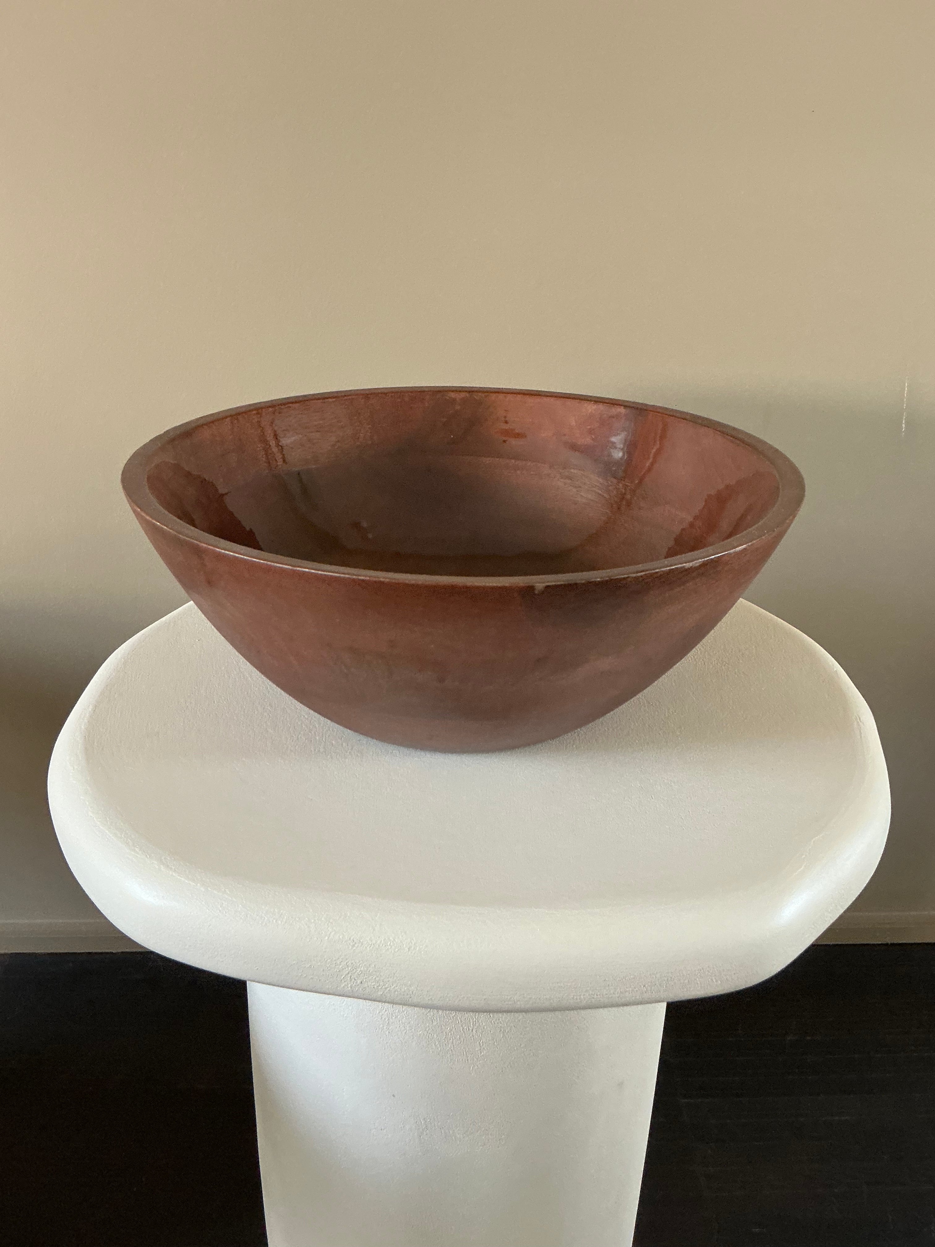 Brown lare bowl