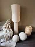 Soft fabric floor lamp