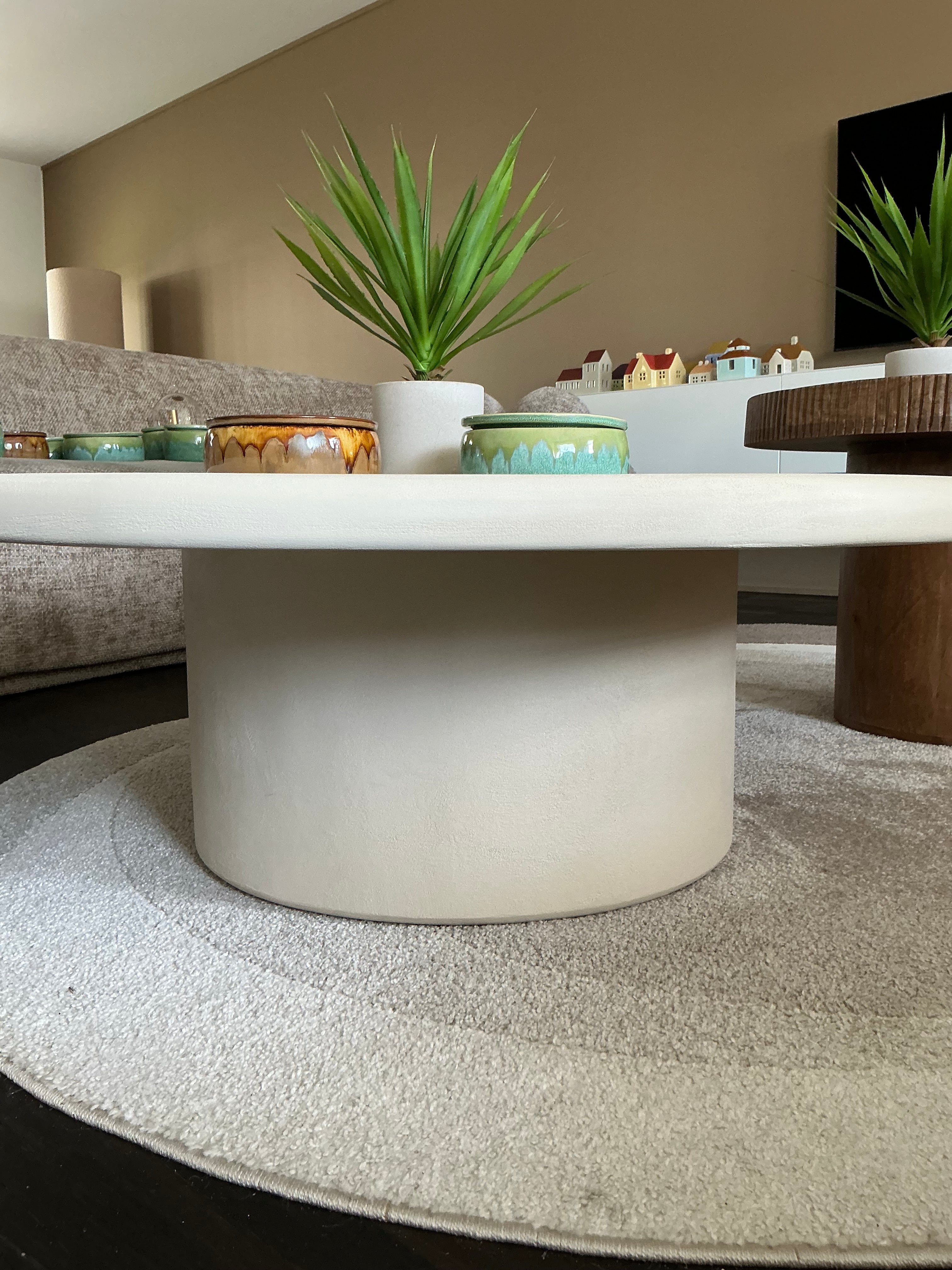 Mortex-look coffee table L