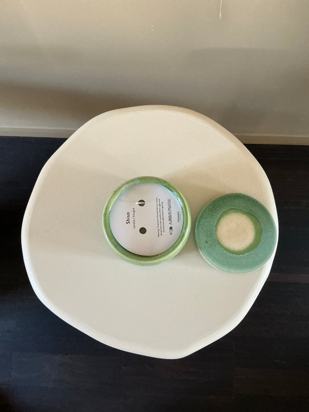 Shiso candle M green
