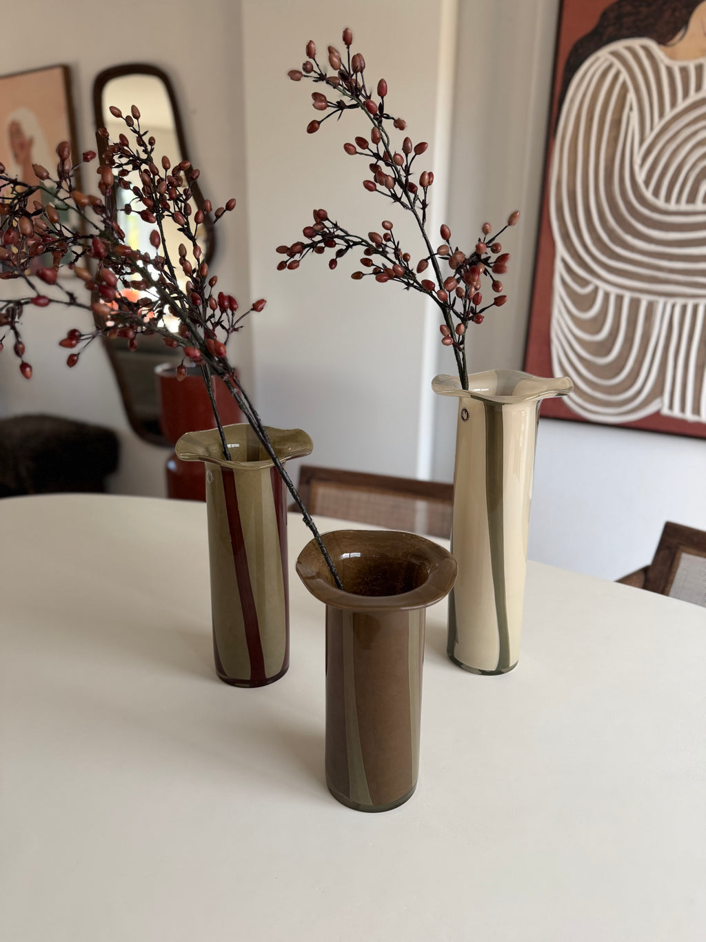 Striped Slim Vases (€64,99 - €74,95)