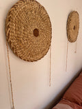Woven rattan coaster