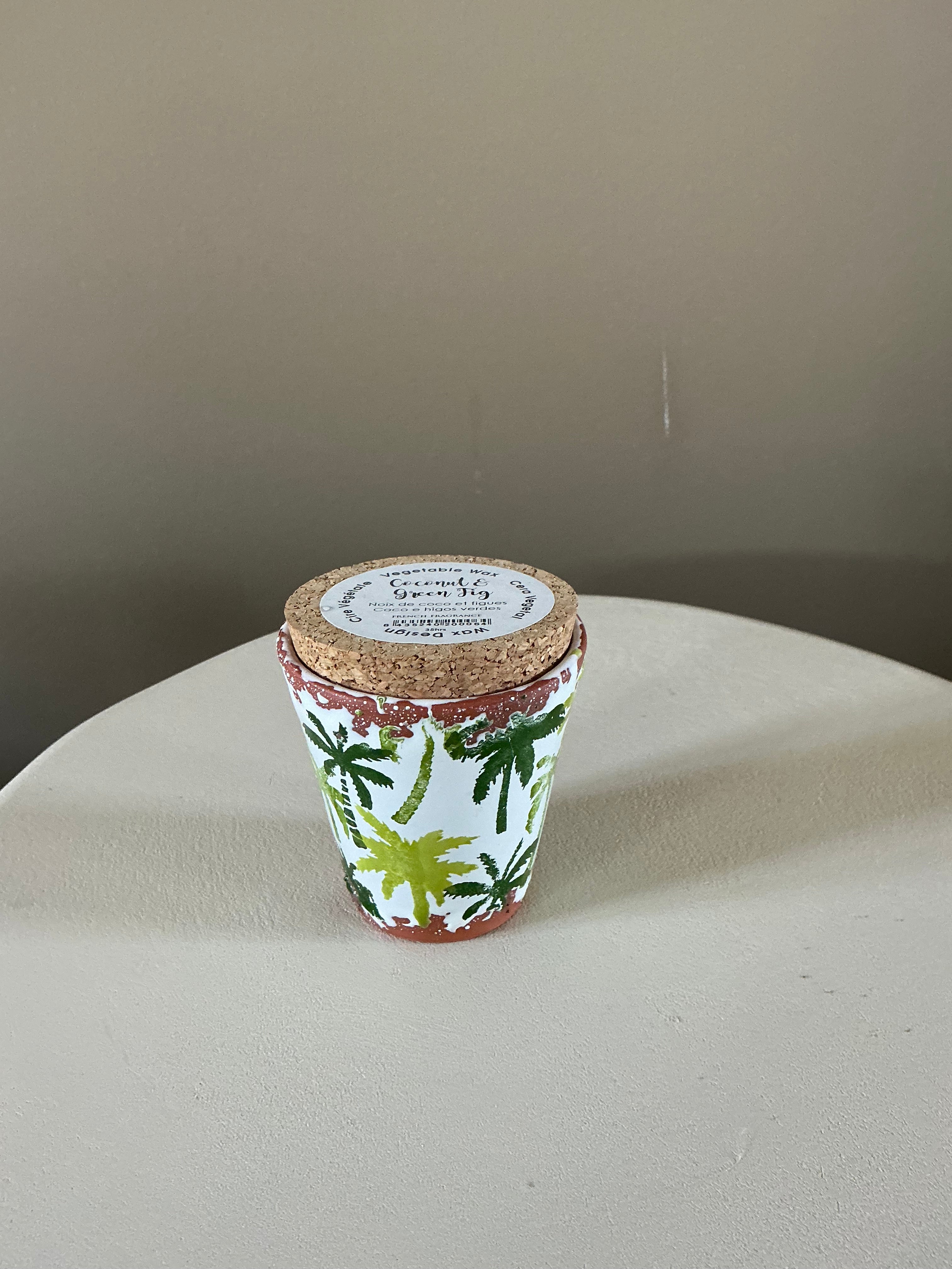 Candle coconut& green fig