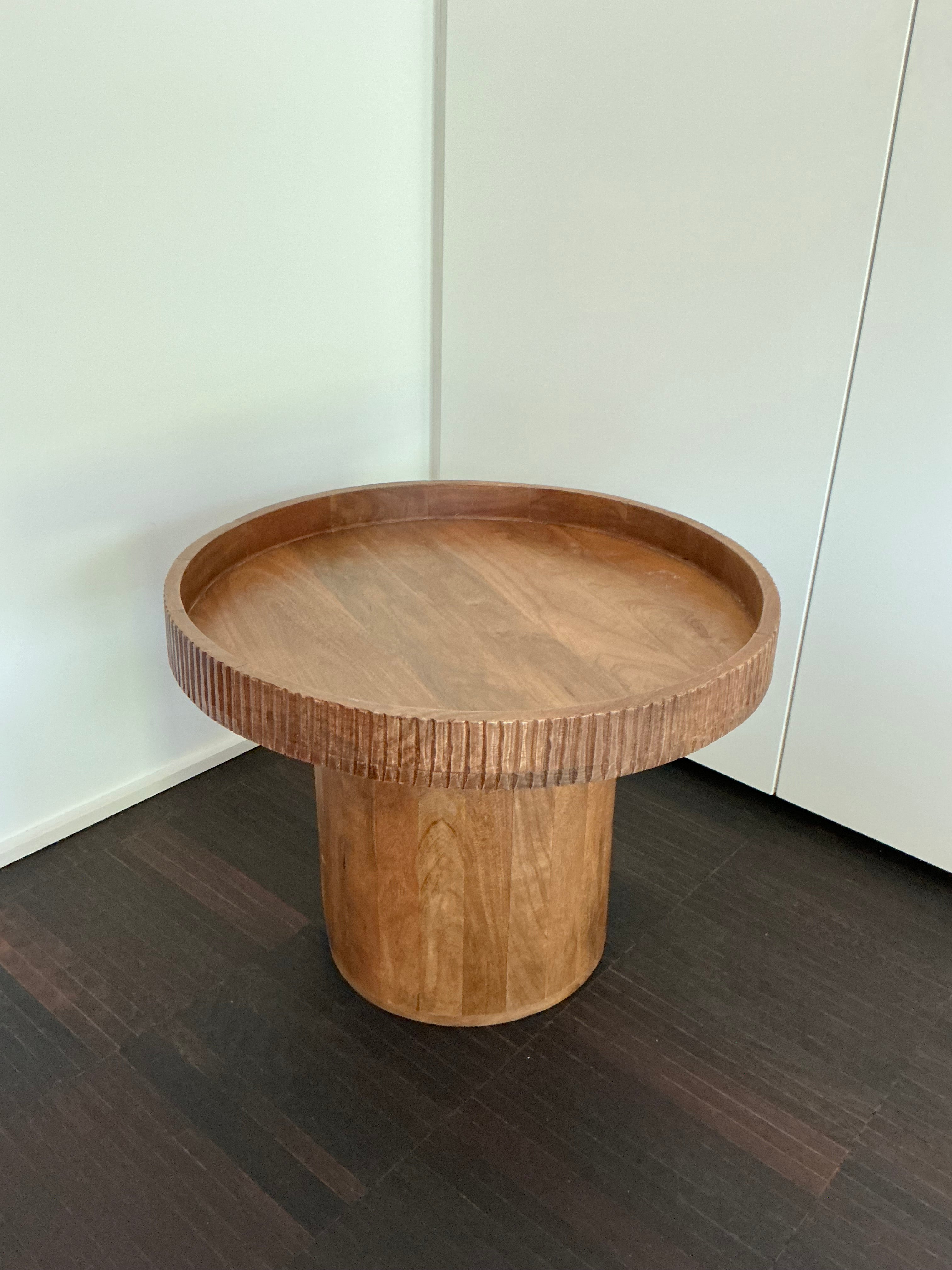 Wooden side table