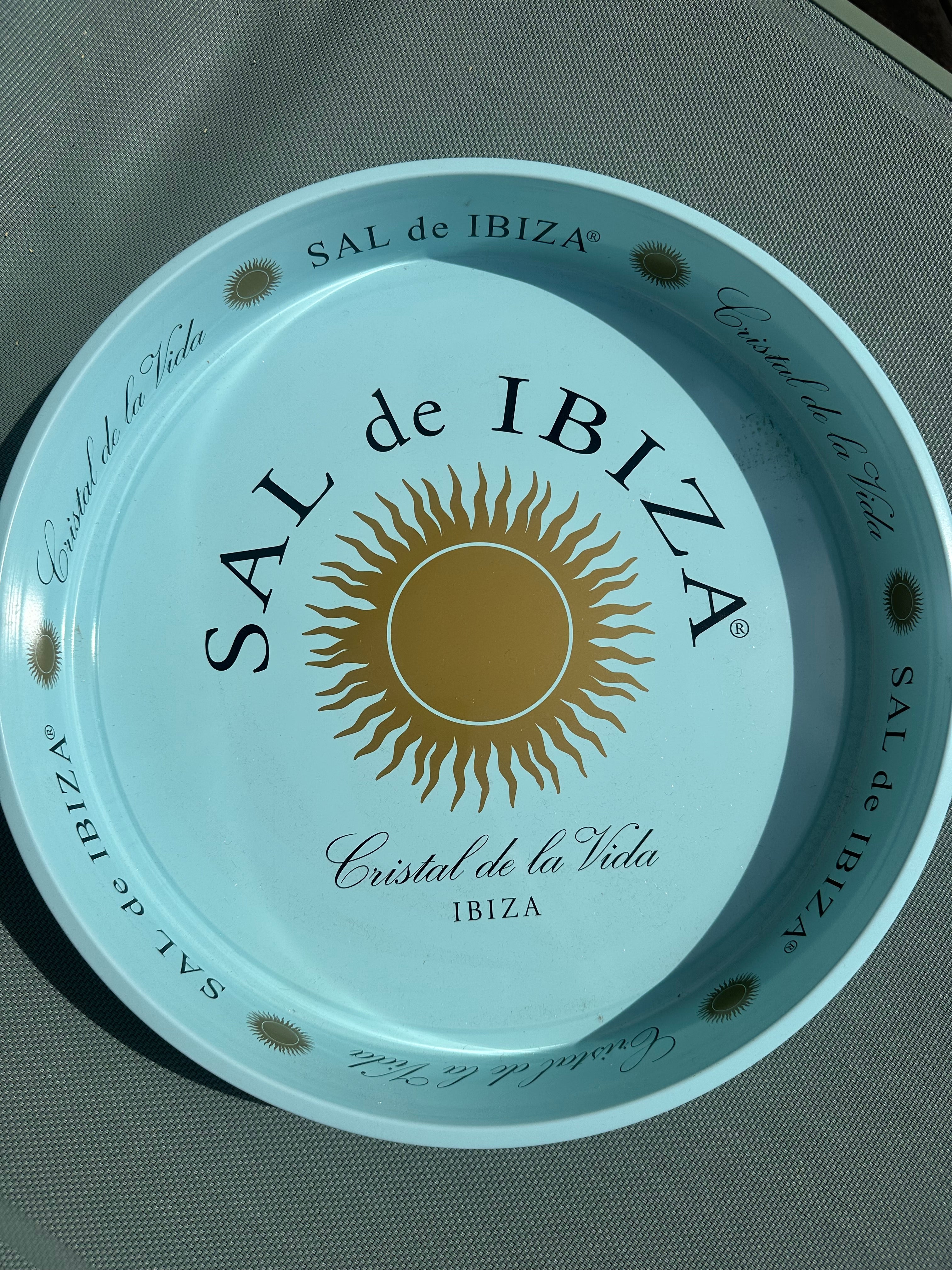 Sal de ibiza serving tray