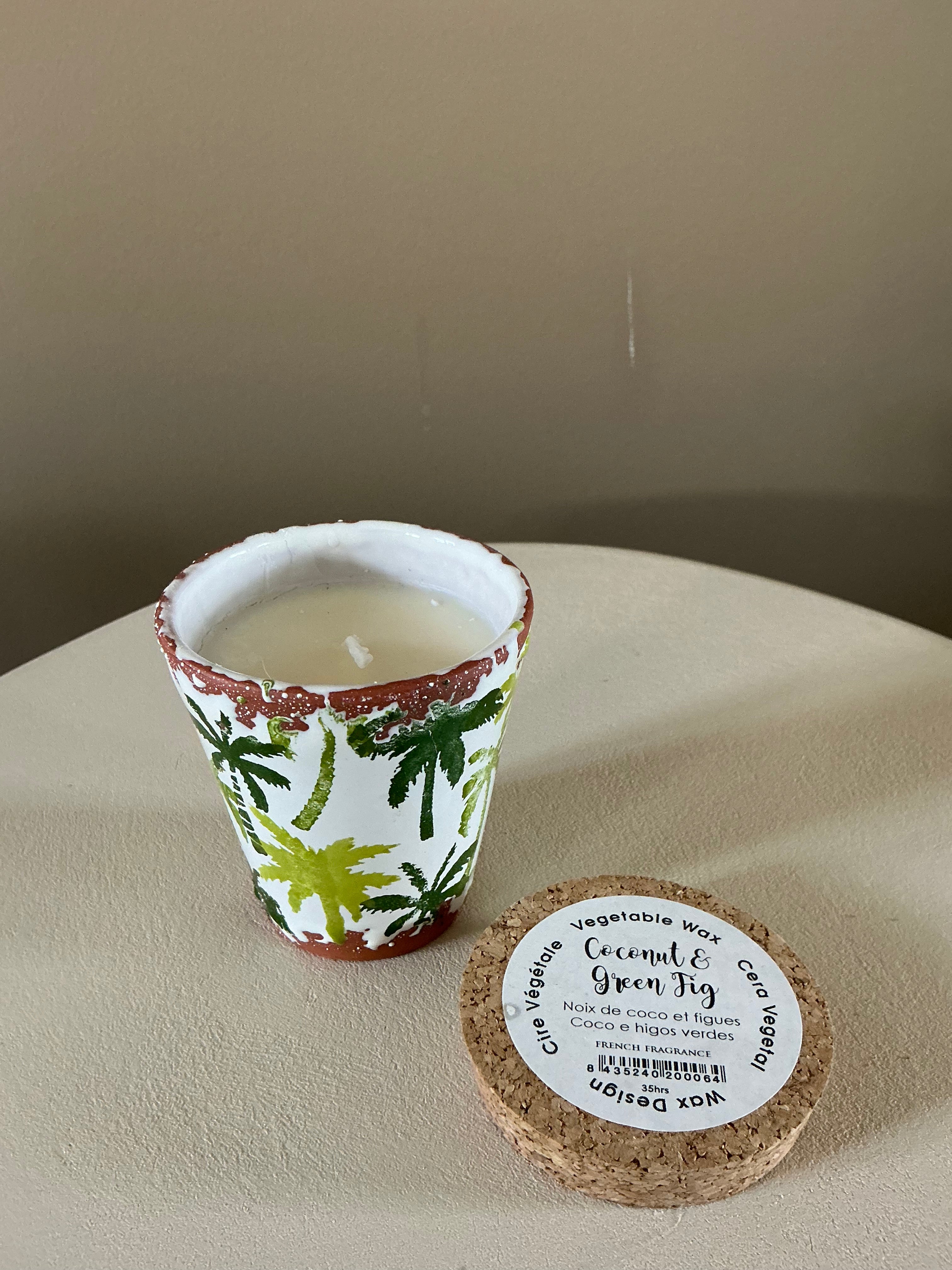 Candle coconut& green fig