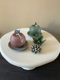 Bougie d'extérieur S verte ou rose (socle inclus)