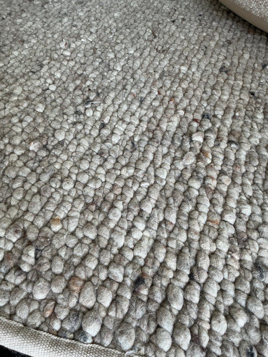 Round soft rug