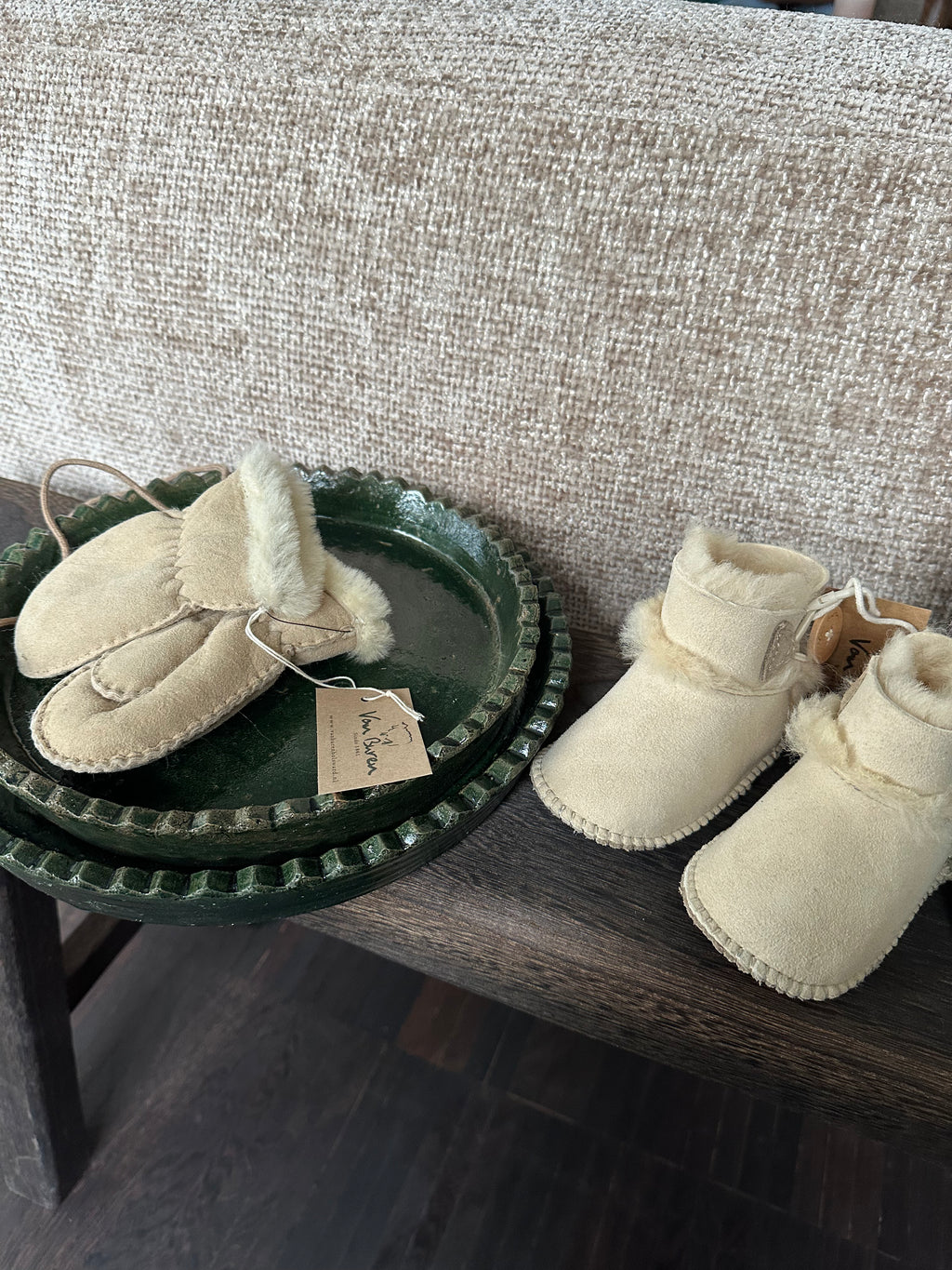 Moufles beiges (bébé)
