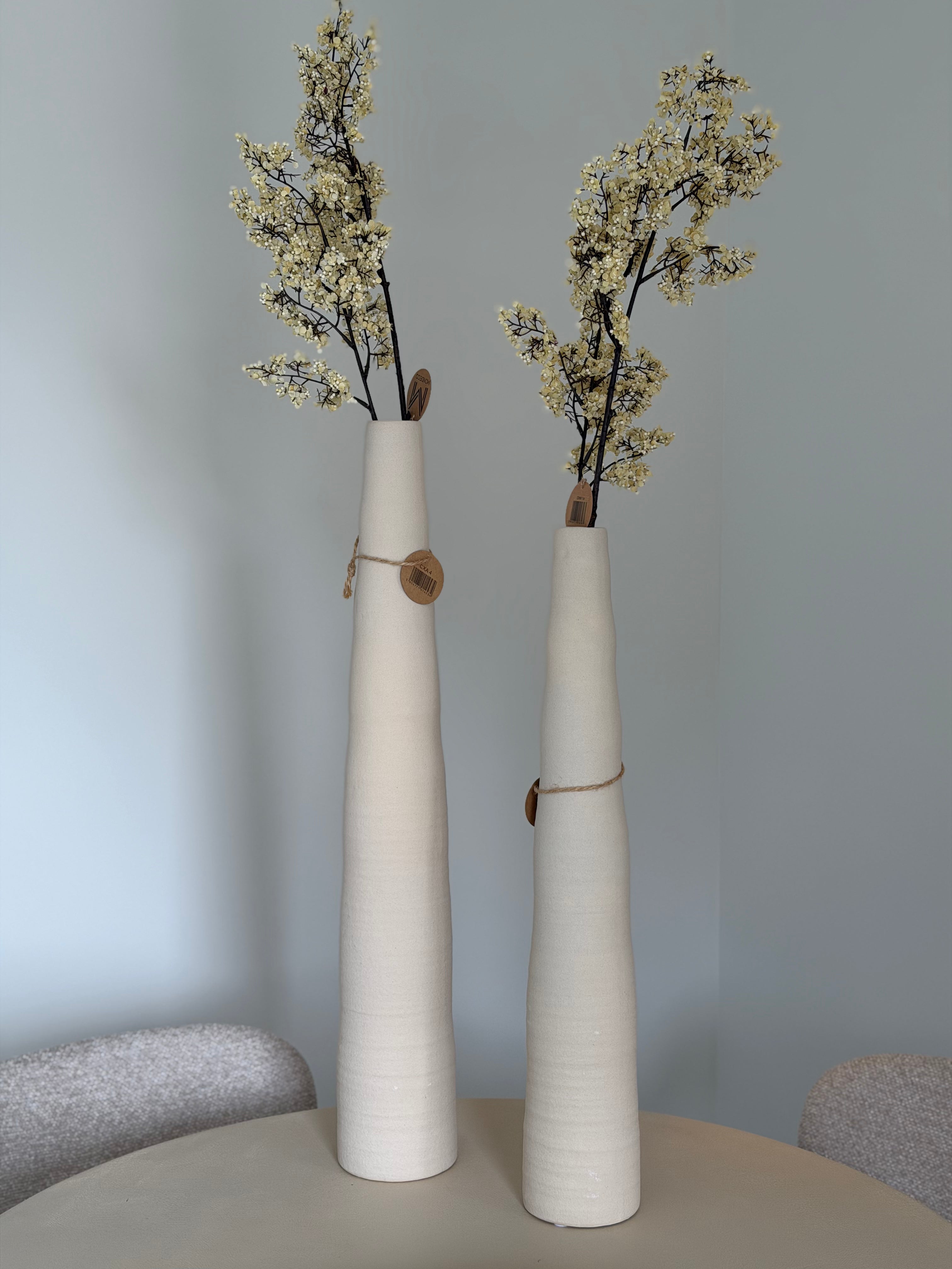 Tall Slim Beige Vase H70 cm €42.99, H60 cm €40.99