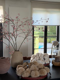 Pink artificial branches
