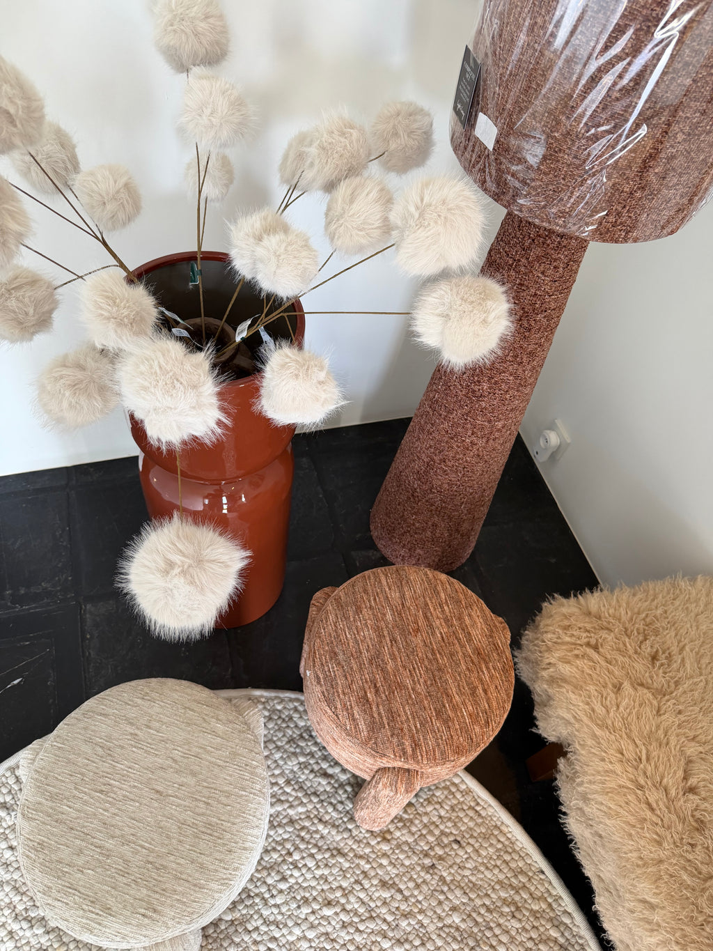 Faux fur branches