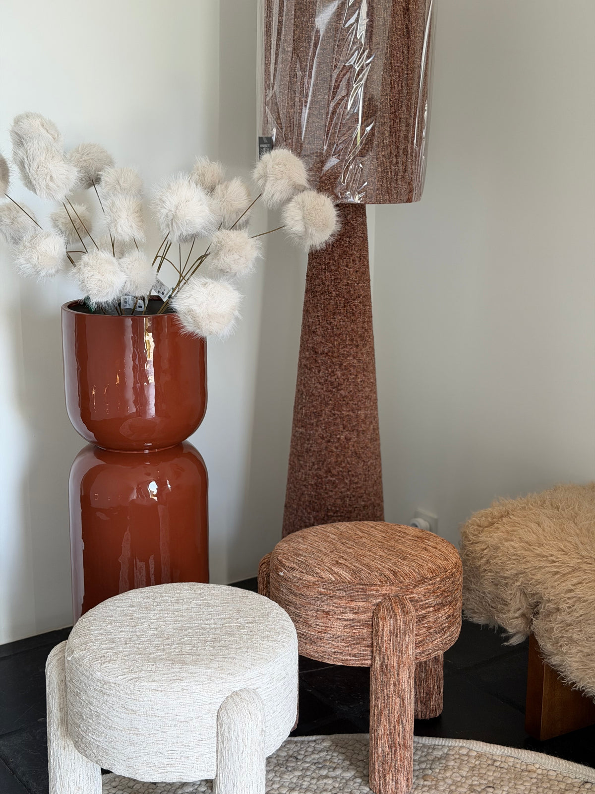 Faux fur branches